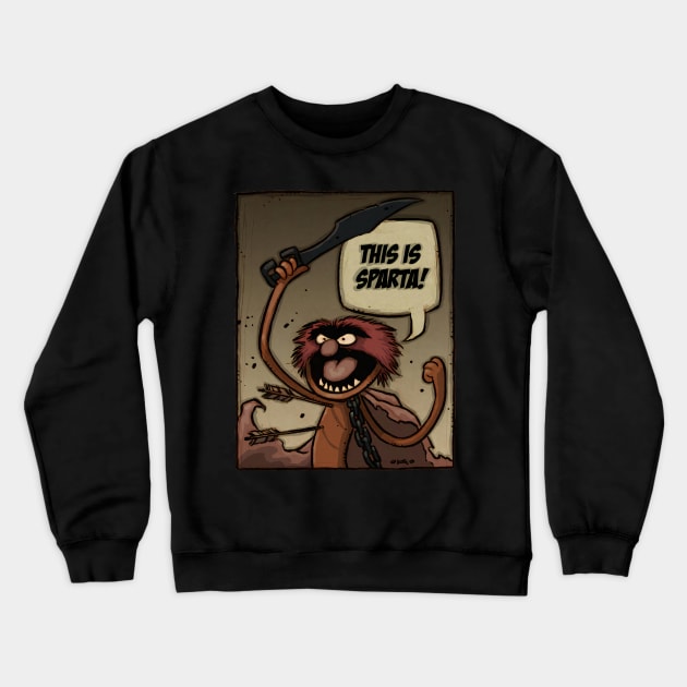 This is sparta Crewneck Sweatshirt by Enzy Diva